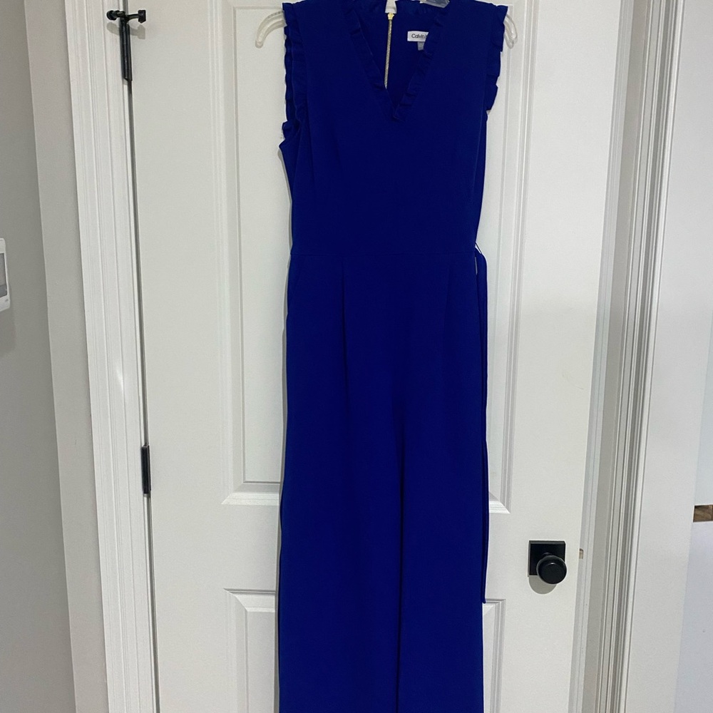 Elegant Blue Jumpsuit